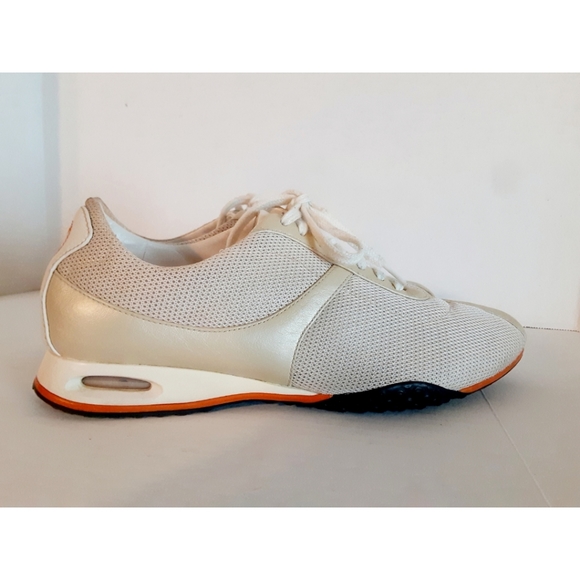 Cole Haan Air Bria Oxford Sneaker - Cream/Gold - Picture 3 of 16